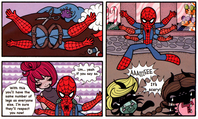 Mizuko's Spider-Man. Cute and fluffy...