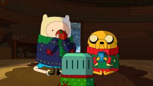 και μία χριστουγεννιάτικη εμφάνιση των Finn και Jake. για χρόνια πολλά