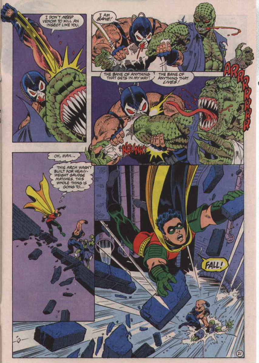 Bane vs. Killer Croc (Batman #489)